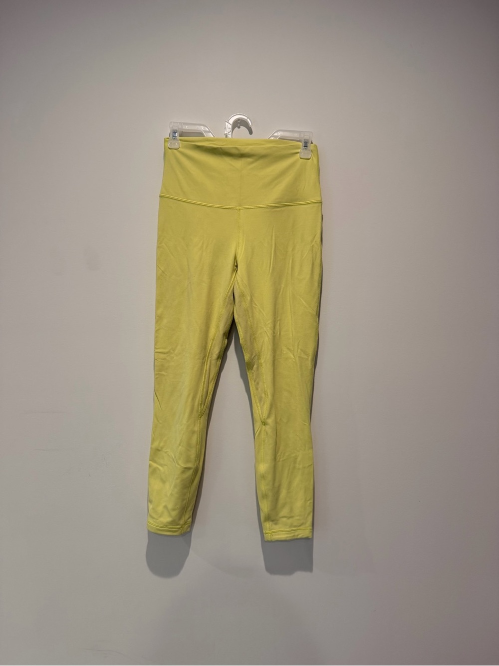 High-Waist Lemon Yellow Lululemon Double-Lined Leggings